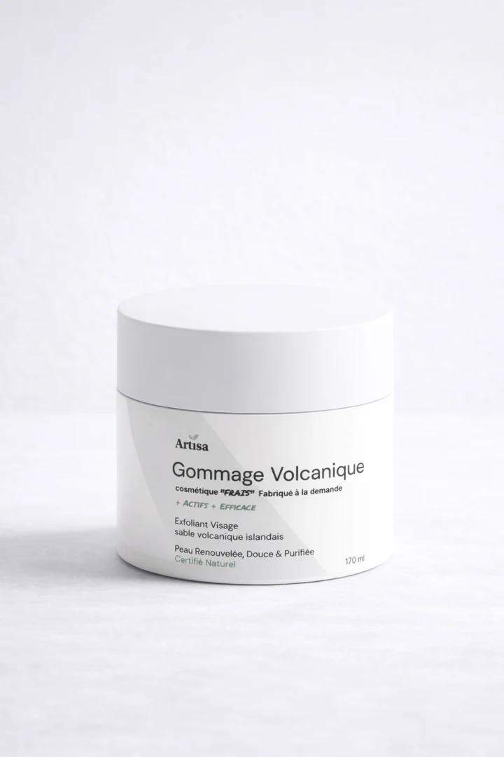 Gommage Volcanique — Exfoliant visage au sable volcanique islandais